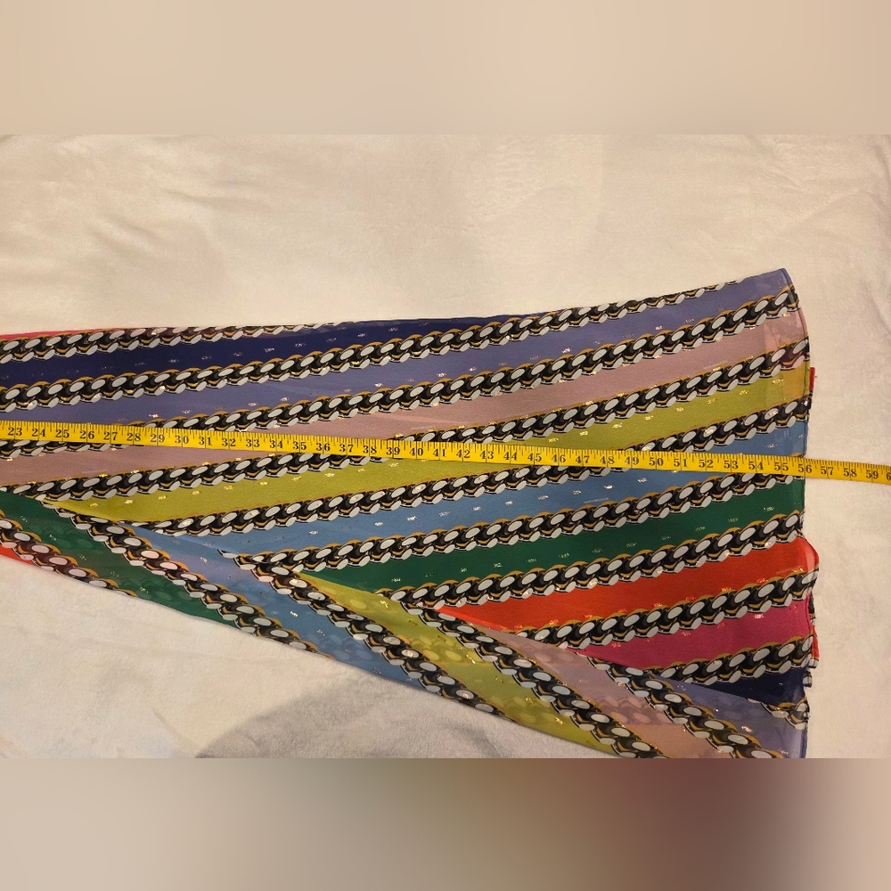 Marco Bologna Multicolor Striped Sleeveless Maxi Dress, Size S/M - Picture 13 of 16
